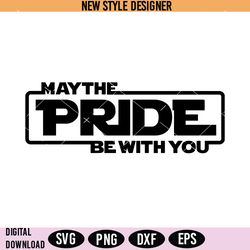 may the pride be with you svg png, rainbow lgbtq svg, lgbt svg, instant download