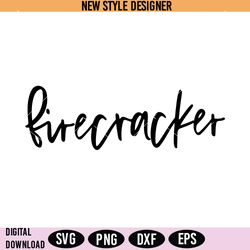 firecracker svg png, 4th of july svg, fourth of july svg, instant download