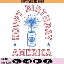 happy birthday america svg png, retro 4th of july svg, patriotic svg, instant download