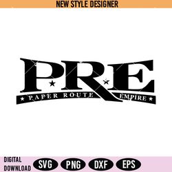 pre paper route empire svg png, young dolph svg, rap svg, instant download