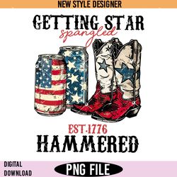 getting star spangled hammered png, 4th of july png, party in the usa, instant download