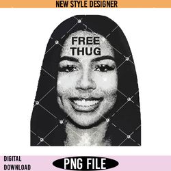free young thug png, free thug png, vintage rap png, instant download