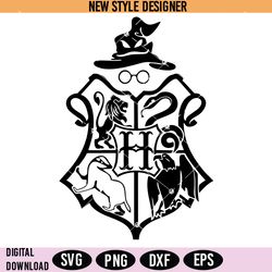 movie mega svg png, magic wizard svg, harry potter svg, instant download