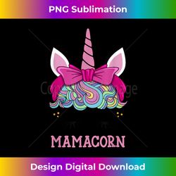 Mamacorn Unicorn Mama Cute Birthday Mothers Day for Mom - Sublimation-Optimized PNG File - Rapidly Innovate Your Artisti