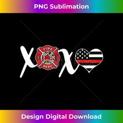 Firefighter Xoxo My Heart Belongs to a Firefighter Wife Mom - Eco-Friendly Sublimation PNG Download - Spark Your Artisti