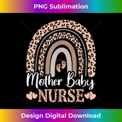 mother baby nurse cute rainbow postpartum nursing - minimalist sublimation digital file