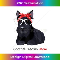 scottish terrier mom bandana womens scottie dog - sublimation-optimized png file