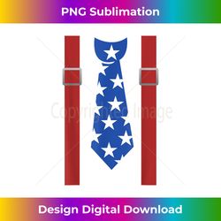 4th of july red white and blue american suspenders - exclusive png sublimation download