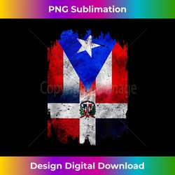 dominirican dominican and puerto rican flag dominican flag tank top - png transparent sublimation design