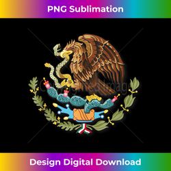 mexico independence eagle snake design cartoon mexican tank top 1 - decorative sublimation png file