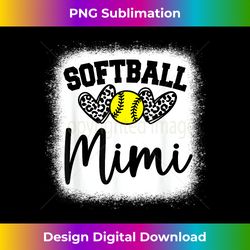 personalized softball heart cute mimi softball 1 - artistic sublimation digital file