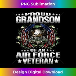 proud grandson of an air force veteran military vet's family 1 - premium sublimation digital download