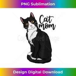 tuxedo cat mom cat mom tuxedo cat mom 1 - high-quality png sublimation download