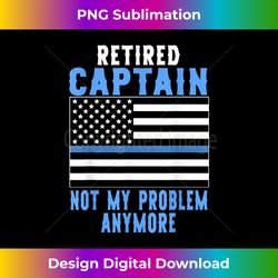 retired captain police officer 2 - png transparent sublimation file