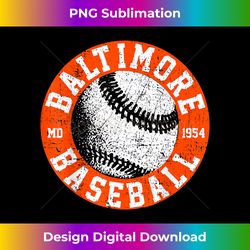 baltimore baseball retro vintage design baseball lover - creative sublimation png download