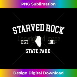 retro starved rock state park hiking illinois est 1911 2 - high-resolution png sublimation file