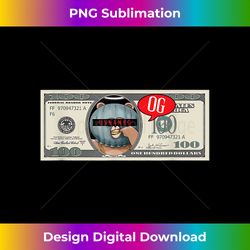 funny original gangster bear money - vintage sublimation png download