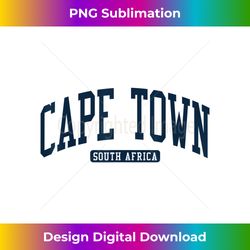 cape town south africa college university style navy - instant sublimation digital download