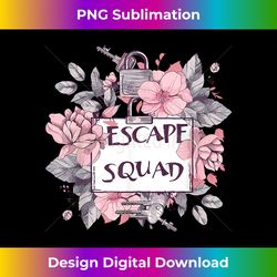 birthday party matching outfits family escape room squad - high-quality png sublimation download