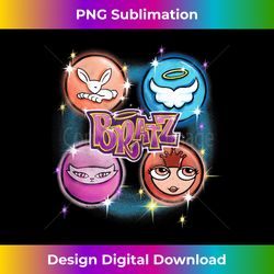 bratz main group classic icons airbrush style vintage - elegant sublimation png download