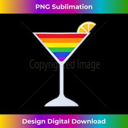 rainbow cocktail subtle pride party lgbt equality gay rights 2 - unique sublimation png download