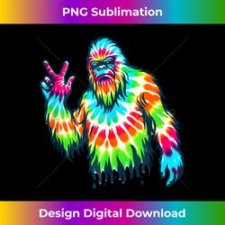 tie dye bigfoot silhouette sasquatch 3 - png transparent digital download file for sublimation