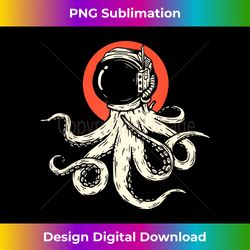 octopus with astronaut helmet illustration graphic 2 - elegant sublimation png download