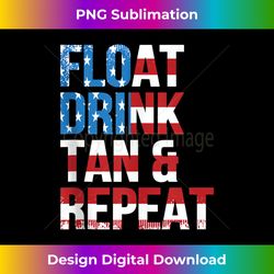 float drink tan repeat summer beach vacation vintage usa - high-quality png sublimation download