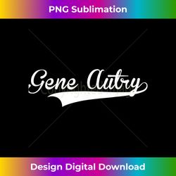 gene autry baseball vintage retro font - elegant sublimation png download