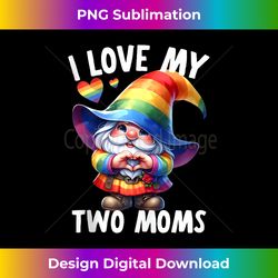 i love my two moms cute lgbt gay ally gnomes girls 1 - exclusive png sublimation download