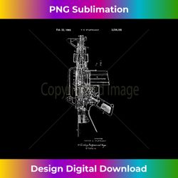 m-16 rifle patent gun military firearm second amendment 1 - premium png sublimation file