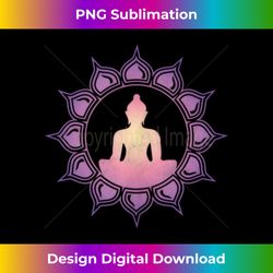 buddha, meditation, lotus flower, buddhism, yoga, chakra - artistic sublimation digital file