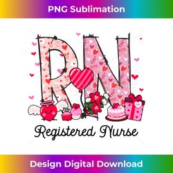 registered nurse rn valentine's day 2 - instant sublimation digital download