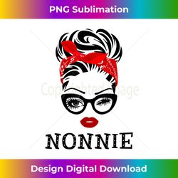 s nonnie wink eye woman face for nonnie grandma 2 - premium png sublimation file