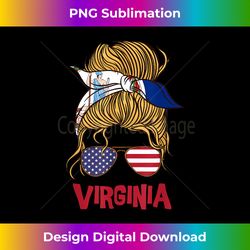 virginia for girls virginia proud state flag for women 3 - vintage sublimation png download