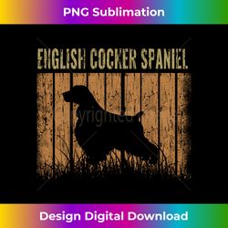 dogs 365 retro english cocker spaniel dog vintage s - png transparent sublimation design