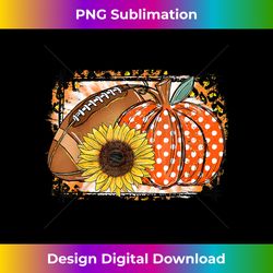 football pumpkin sunflower football lover fall thanksgiving - retro png sublimation digital download