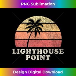 lighthouse point fl vintage 70s retro throwback design 1 - elegant sublimation png download