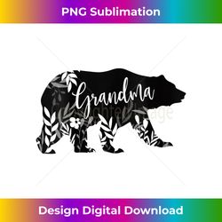 s floral grandma bear grandma mother's day 2 - sublimation-ready png file