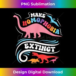 make homophobia extinct lgbt trex dinosaur gay pride month 1 - signature sublimation png file