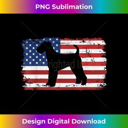 dogs 365 airedale terrier dog us american flag - exclusive png sublimation download