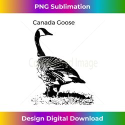 canada goose standing lookout waterfowl lover - retro png sublimation digital download