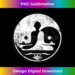 yin yang yoga lotus harmony balance meditation zen 3 - png transparent sublimation design