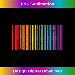 lgbt rainbow colors barcode icon lgbt pride 1 - creative sublimation png download