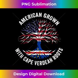 usa american grown cape verdean with roots cape verde - minimalist sublimation digital file