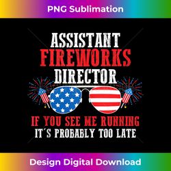 Assistant fireworks director if you see fireworks USA Tank Top - PNG Transparent Sublimation File
