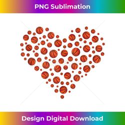 valentine basketball heart valentines day basketball lover - contemporary png sublimation design