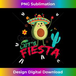 lets fiesta avocado funny cinco de mayo 2024 mexican tank top - unique sublimation png download