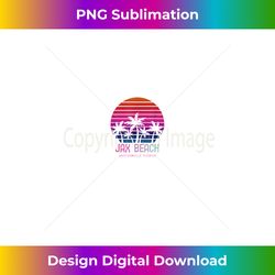 80s 90s retro colors jacksonville florida vacation jax beach - modern sublimation png file