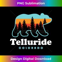 telluride colorado mountains telluride mountain bear long sleeve - signature sublimation png file
